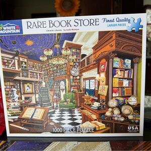 White Mountain Rare Book Store Puzzle with Rich Colors